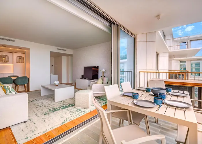 Cond Bayline - Safia - Pool - - - Gym - By Bedzy Apartament Armação de Pêra